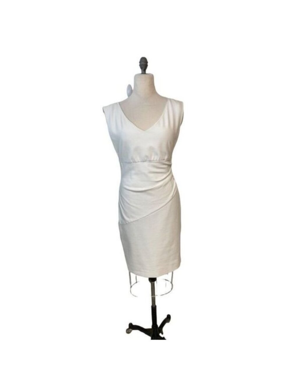 Diane von Furstenberg DVF White sleeveless dress 10